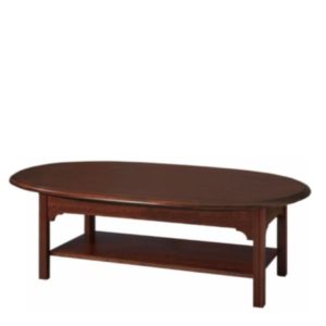 NEW For 2019 – Chippendale: Oval Coffee Table With Shelf