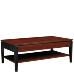 Urban Expressions: Rectangular Coffee Table With Shelf