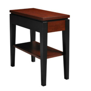 Urban Expressions: Chairside Table With Shelf