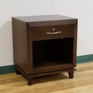 Custom Open Nightstand With Drawer