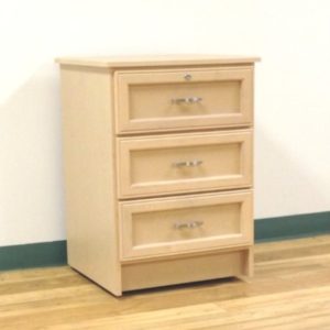 Custom Nightstand With Three Drawers