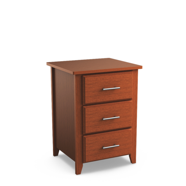 Kingston P2923 Three Drawer Nightstand