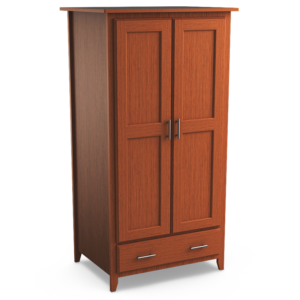 Kingston: Double Wardrobe With One Drawer