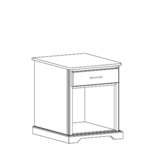 Kirkwood: Single Drawer Nightstand