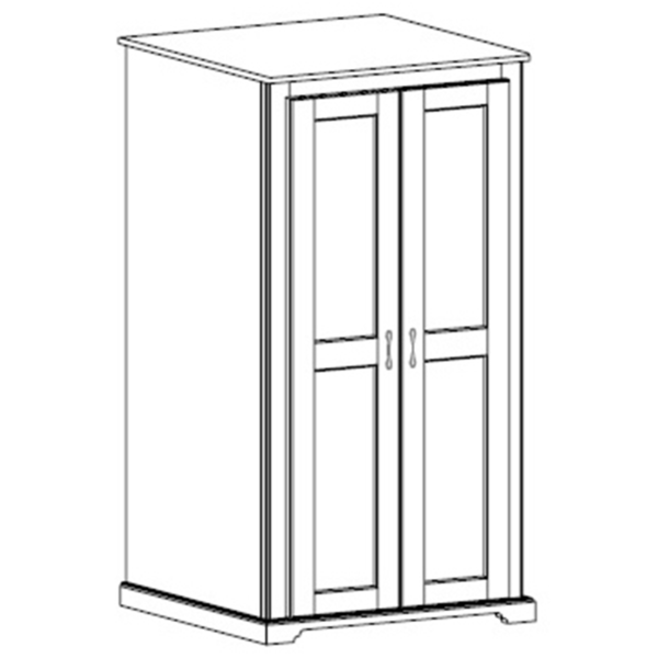 Kirkwood P2231 LD Double Wardrobe