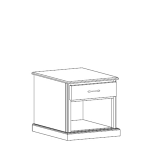 Manhattan: Single Drawer Nightstand