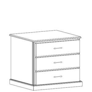 Manhattan: Three Drawer Chest