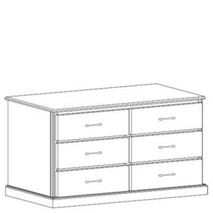 Manhattan: Six Drawer Dresser