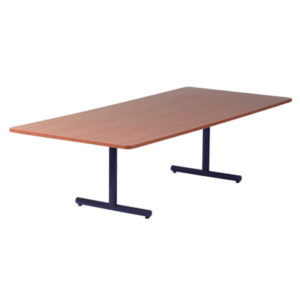 Metal Base T-Base Fixed Height Table