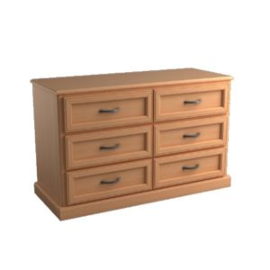 Brentwood:  Six Drawer Dresser