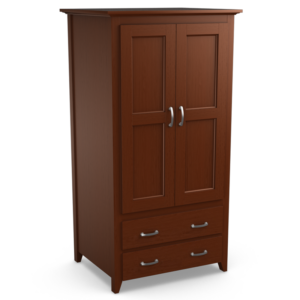 Passages: Double Wardrobe With Two Drawers