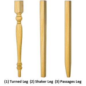 Table Leg Selections