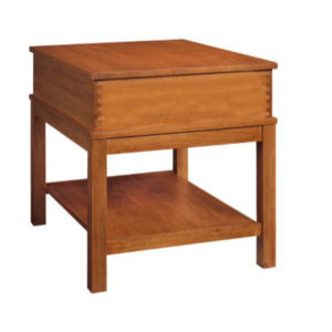 Wyndham: Rectangular End Table With Shelf