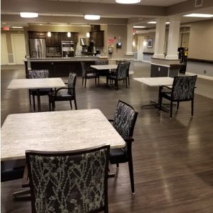 United Church Homes – Abernethy Laurels Dining Area- Newton, SC