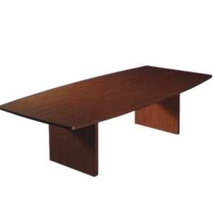 Conference Table W/ Boat Shape Top