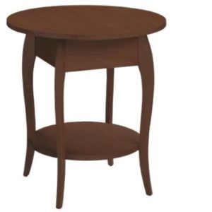 Harlo Round End Table – Darker Finish