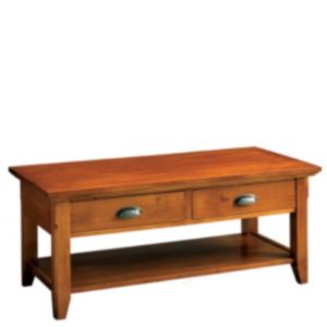 Livingston: Rectangular Coffee Table With Drawer & Shelf