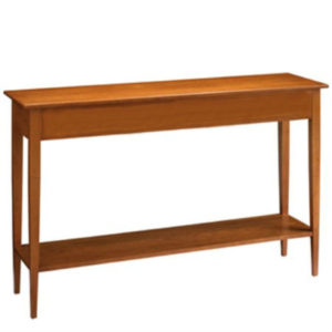 Saxony: Sofa Table With Shelf